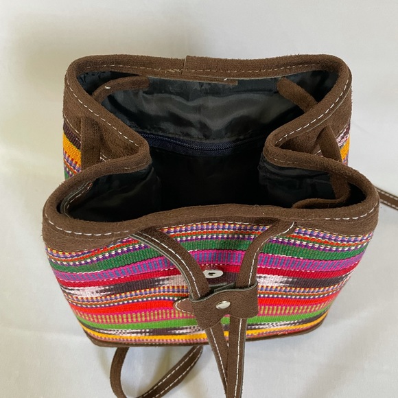 Handmade Mini Backpack from Guatemala - Picture 3 of 3